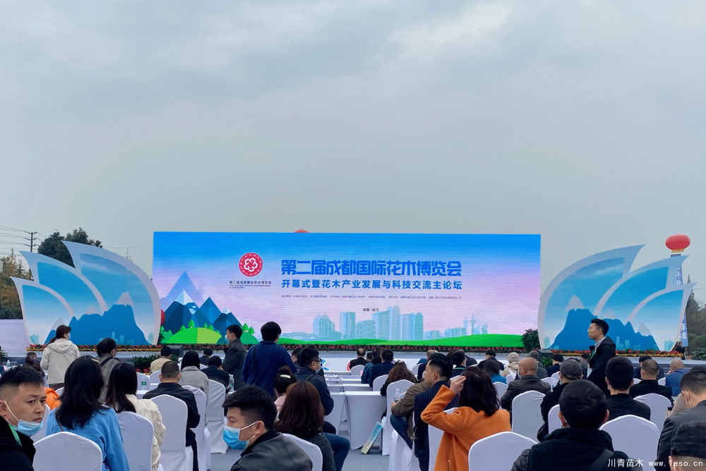 第二屆成都國際花木博覽會在溫江區(qū)鎮(zhèn)子鄉(xiāng)盛大啟幕